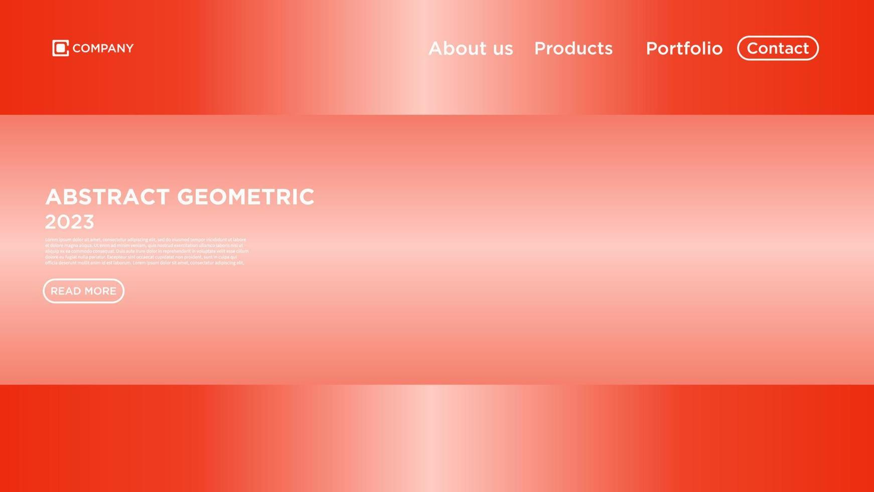 sfondo minimalista della pagina di destinazione. sfondo del design dell'interfaccia utente del sito Web. vettore