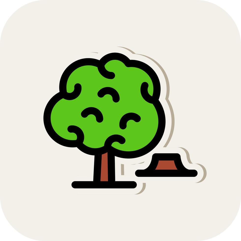 la deforestazione vettore icona design