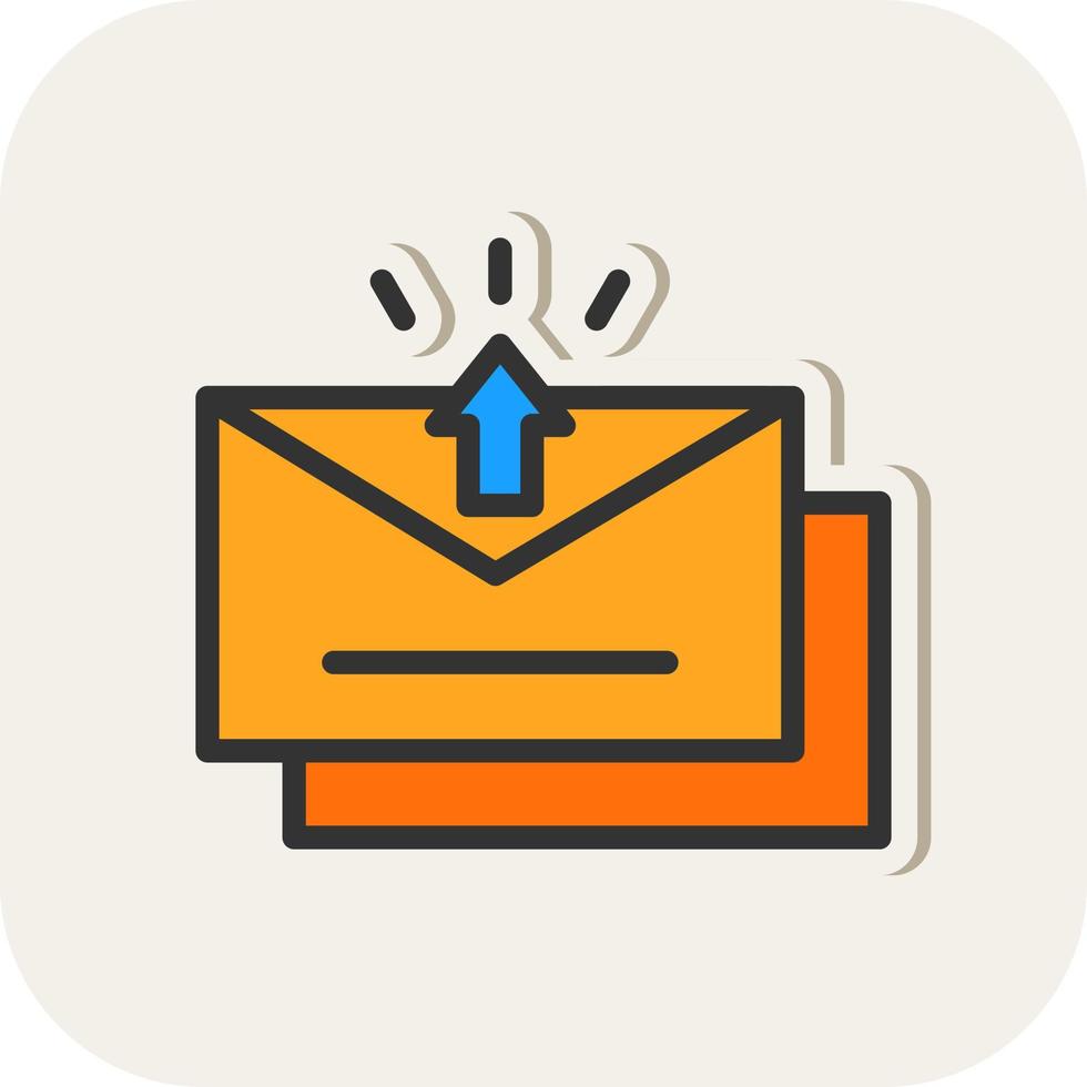 e-mail esplosioni vettore icona design