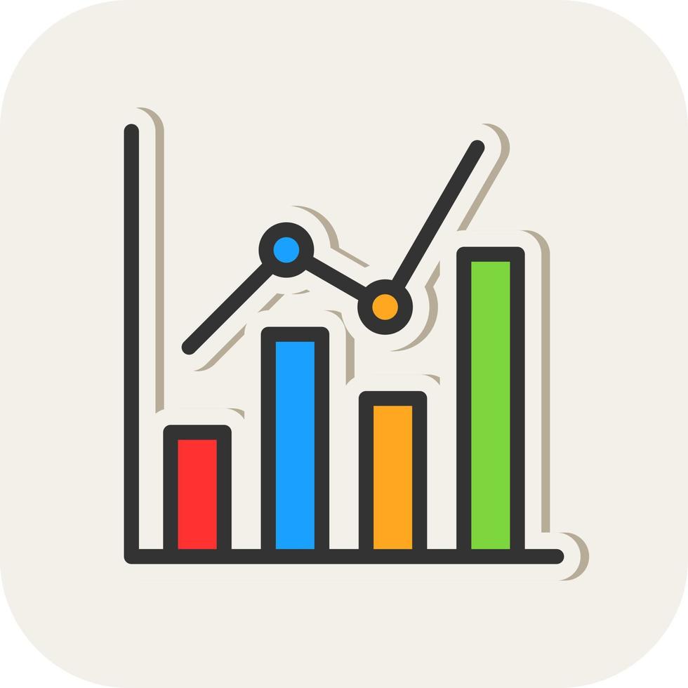 mercato analitica vettore icona design