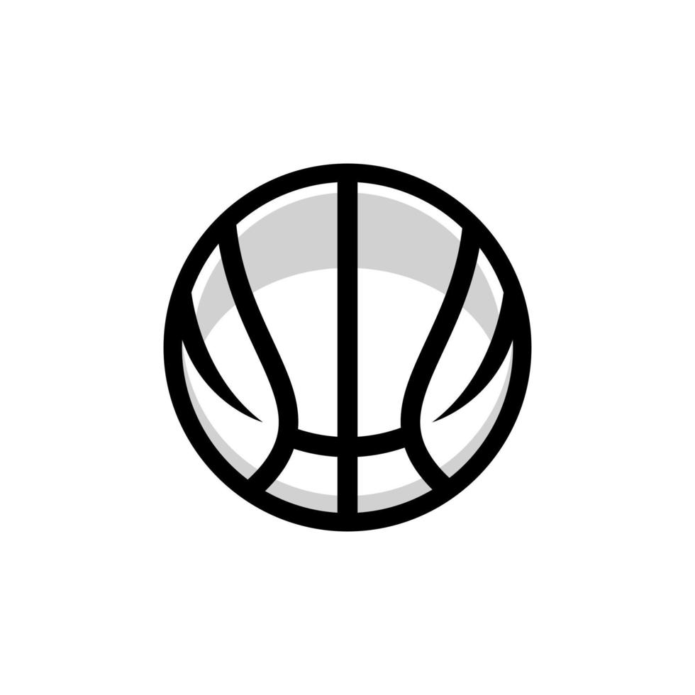 pallacanestro palla logo vettore design modelli