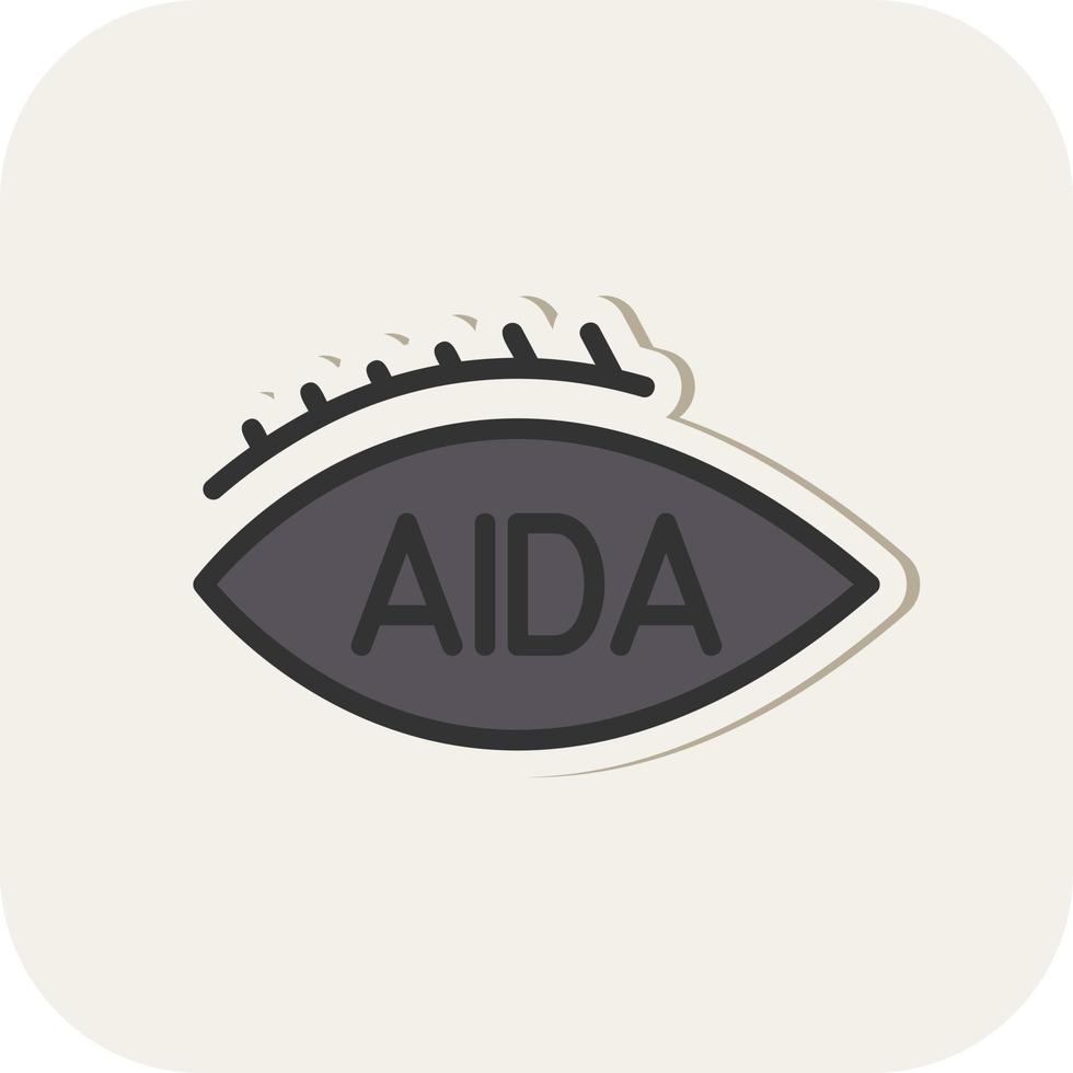 aida vettore icona design