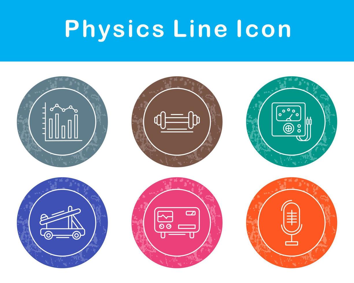 fisica vettore icona impostato