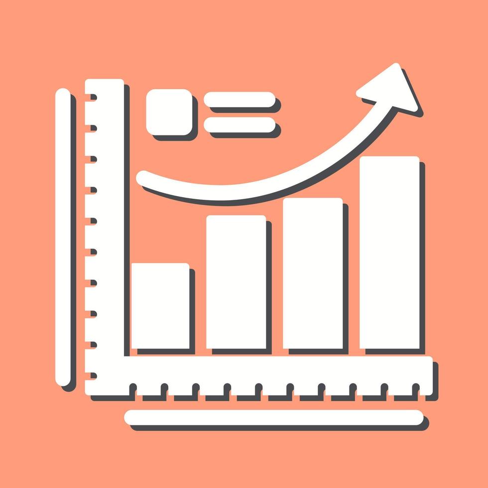 crescita grafico vettore icona