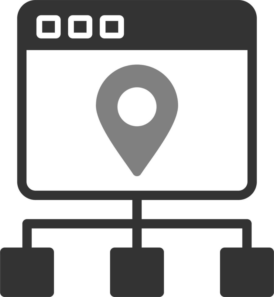 Mappa del sito vettore icona