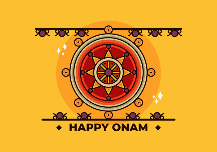 Felice Onam Vector