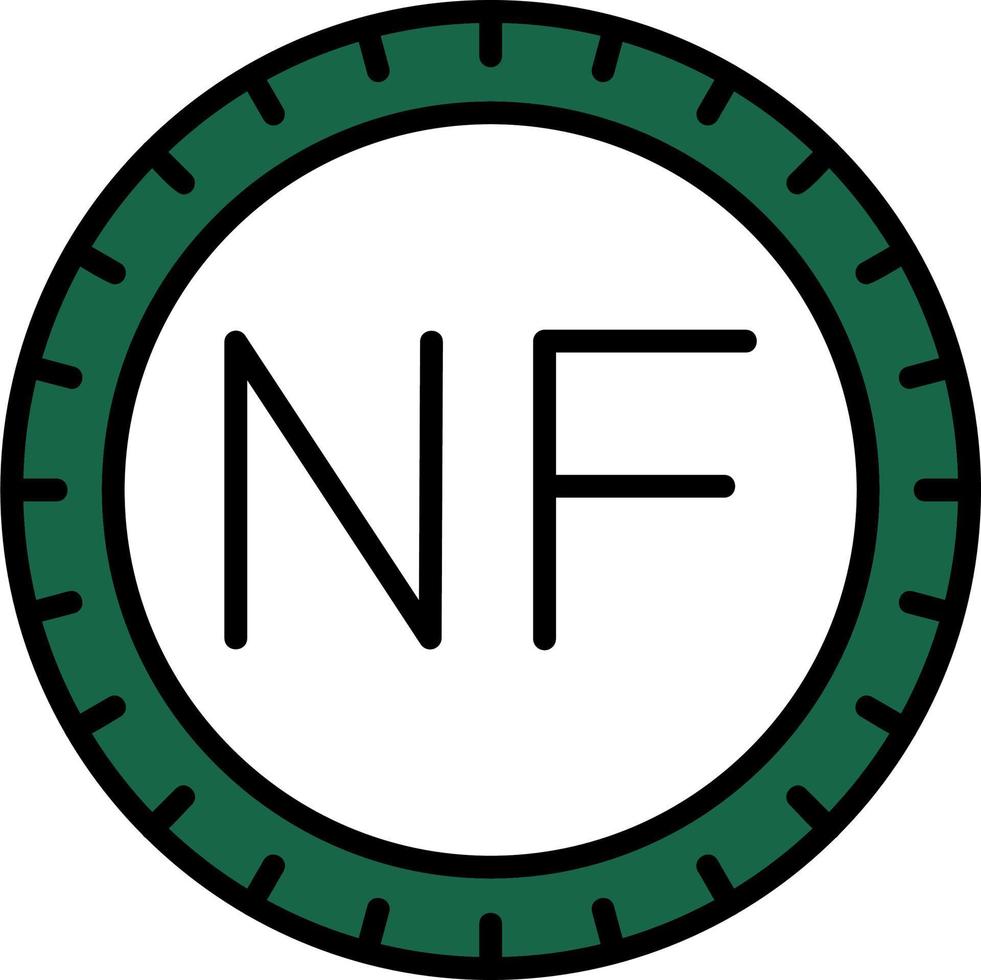 norfolk isola comporre codice vettore icona