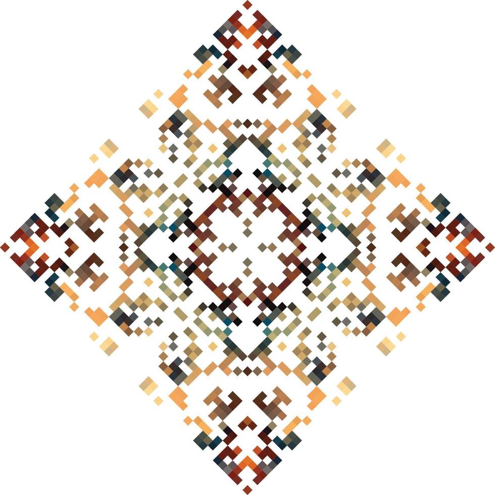 carino pixel arte fiore. pixel arte fiore. vettore illustrazione.