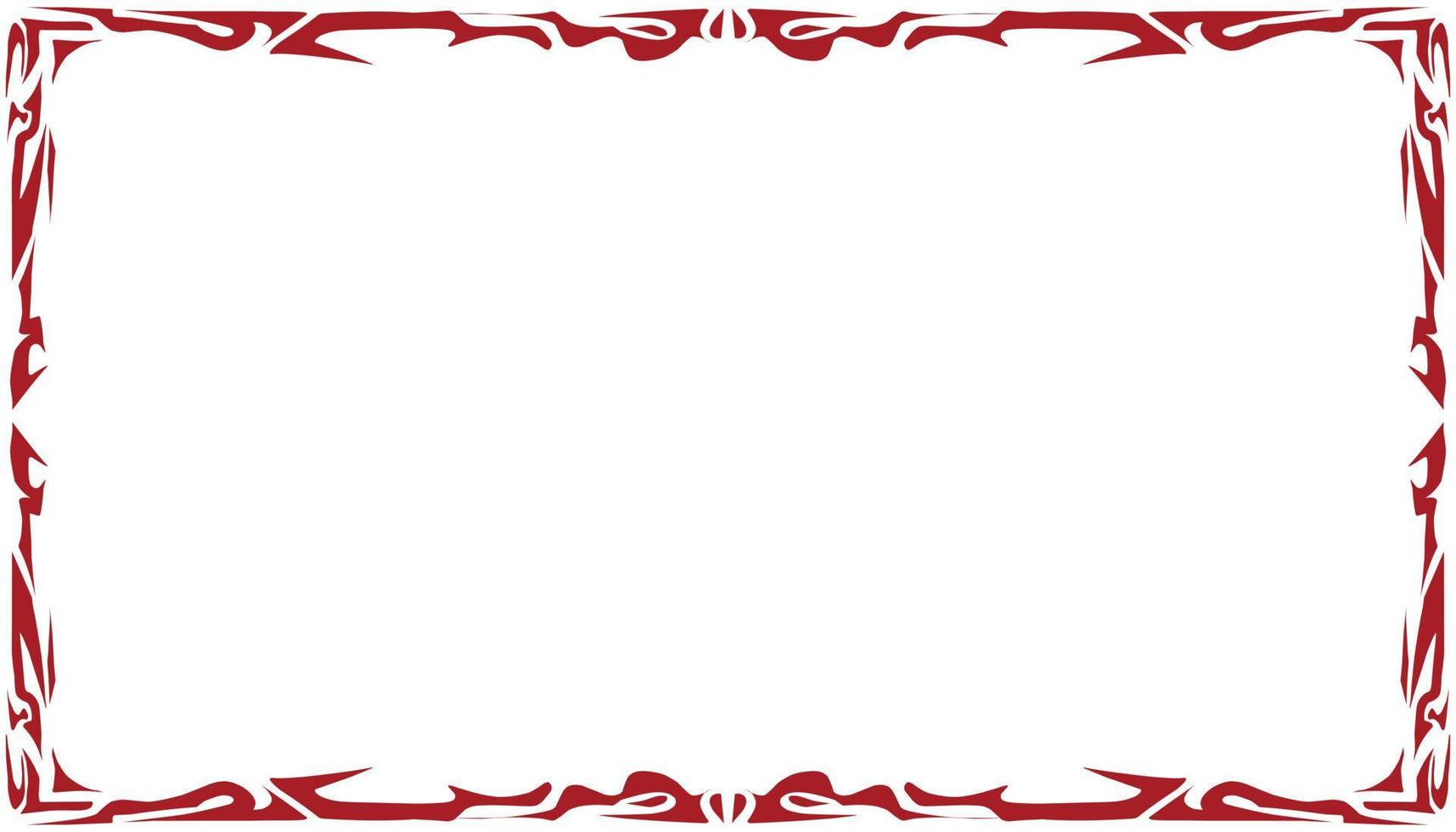 astratto illustrazione sfondo con rosso tribale confine vettore
