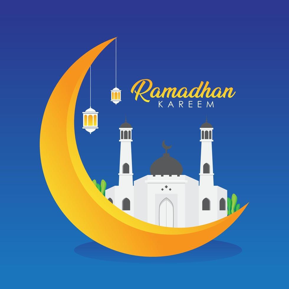 sfondo di ramadhan kareem vettore