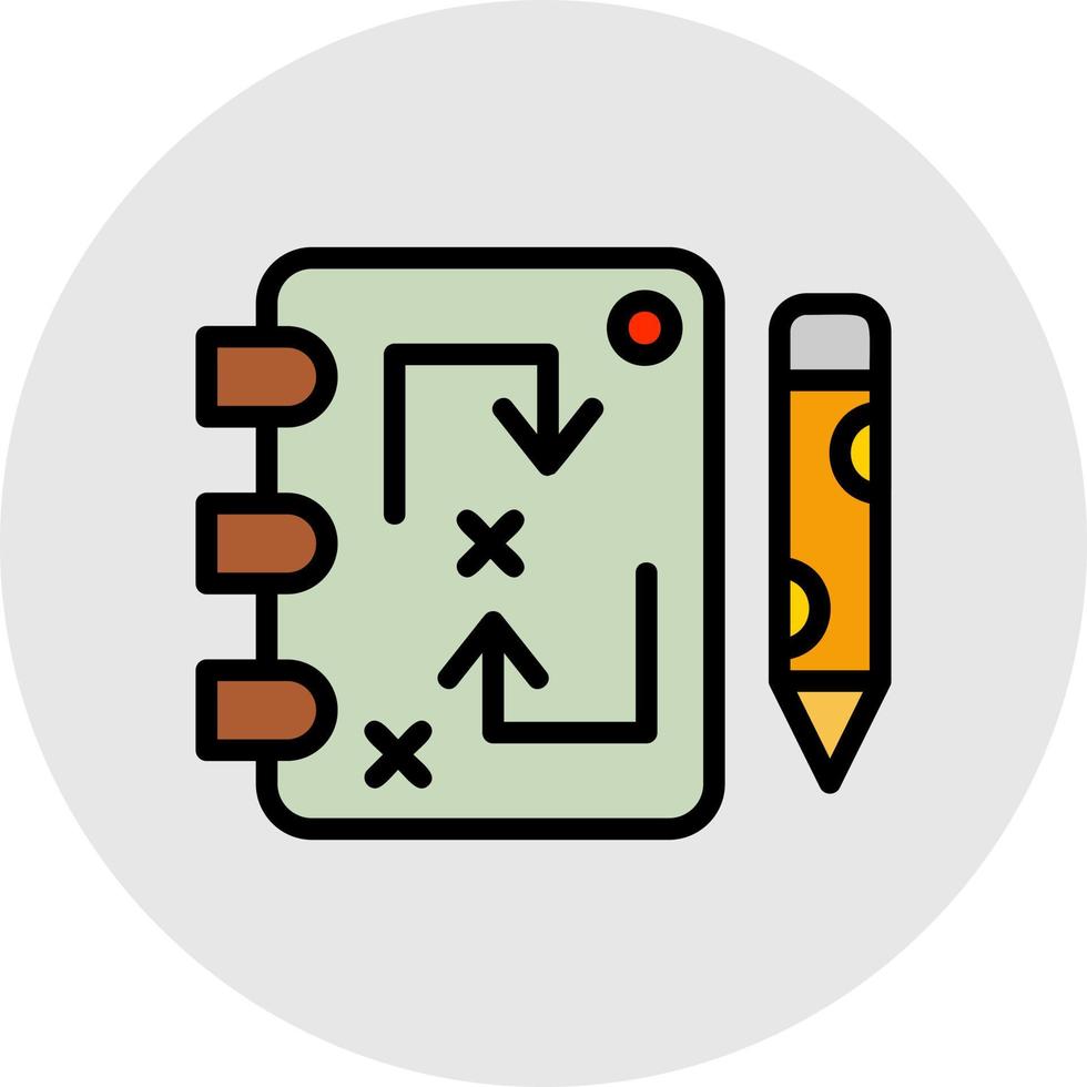 strategia vettore icona design