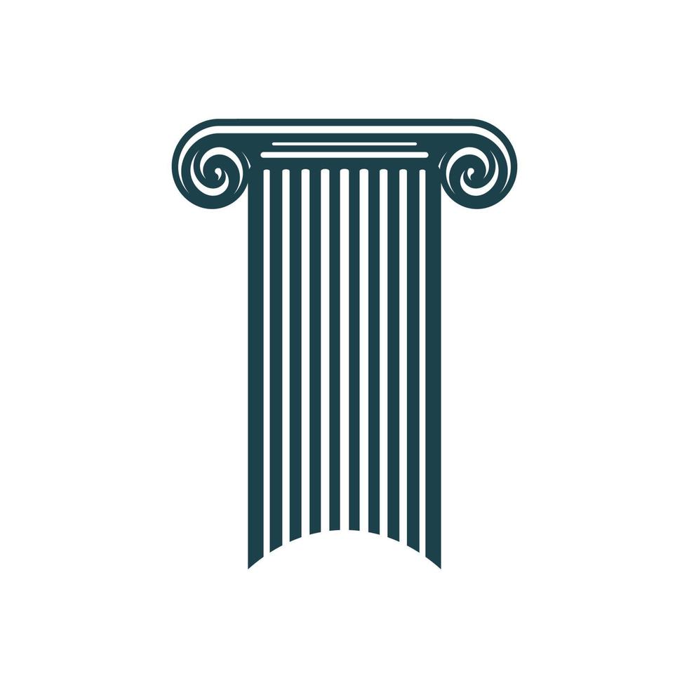 antico colonna e greco pilastro icona o simbolo vettore