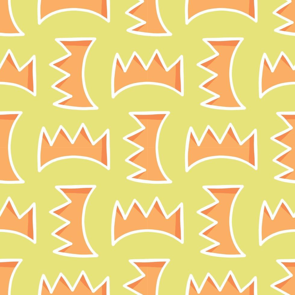 vettore seamless texture di sfondo pattern. colori disegnati a mano, gialli, arancioni, bianchi.
