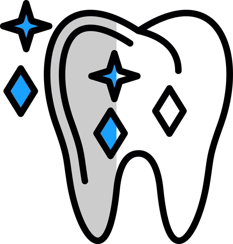dente vettore icona design