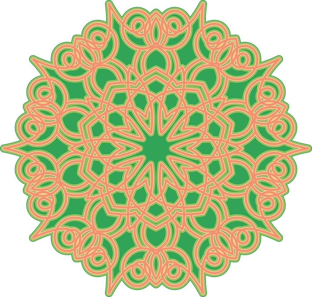 3d mandala multistrato tagliare file svg vettore