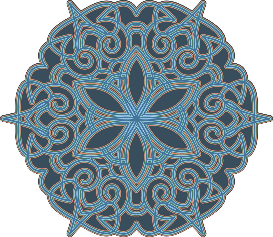 3d mandala multistrato tagliare file svg vettore