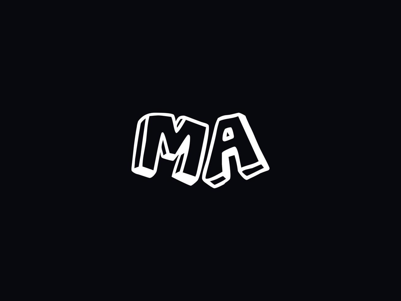 tipografia mamma logo icona, nero bianca mamma colore logo lettera vettore