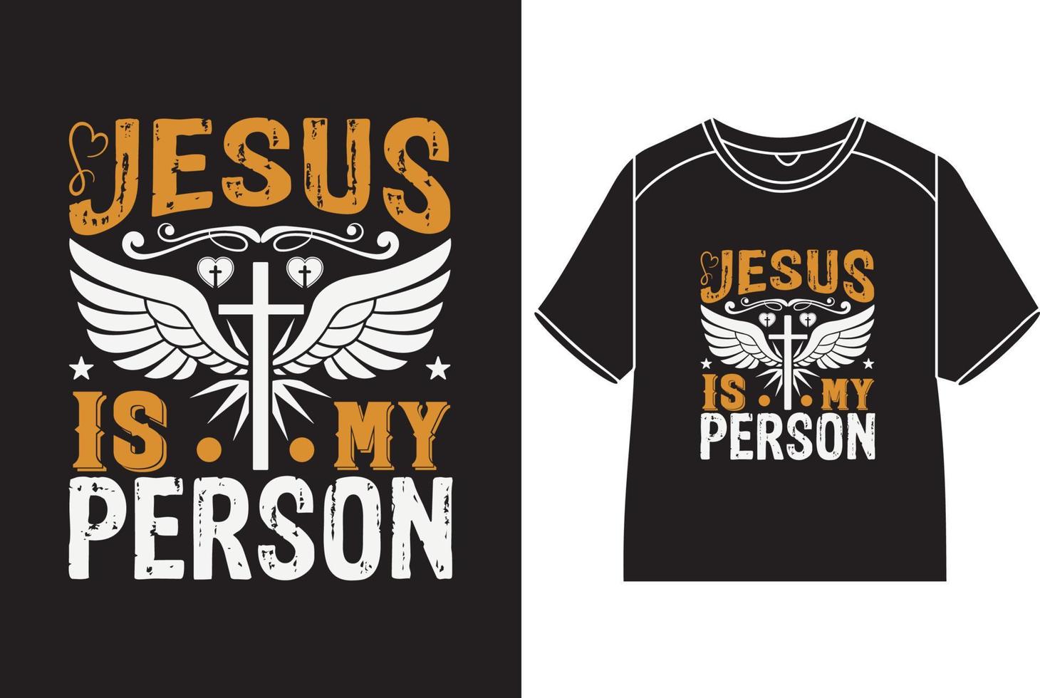Gesù è mio persona maglietta design vettore