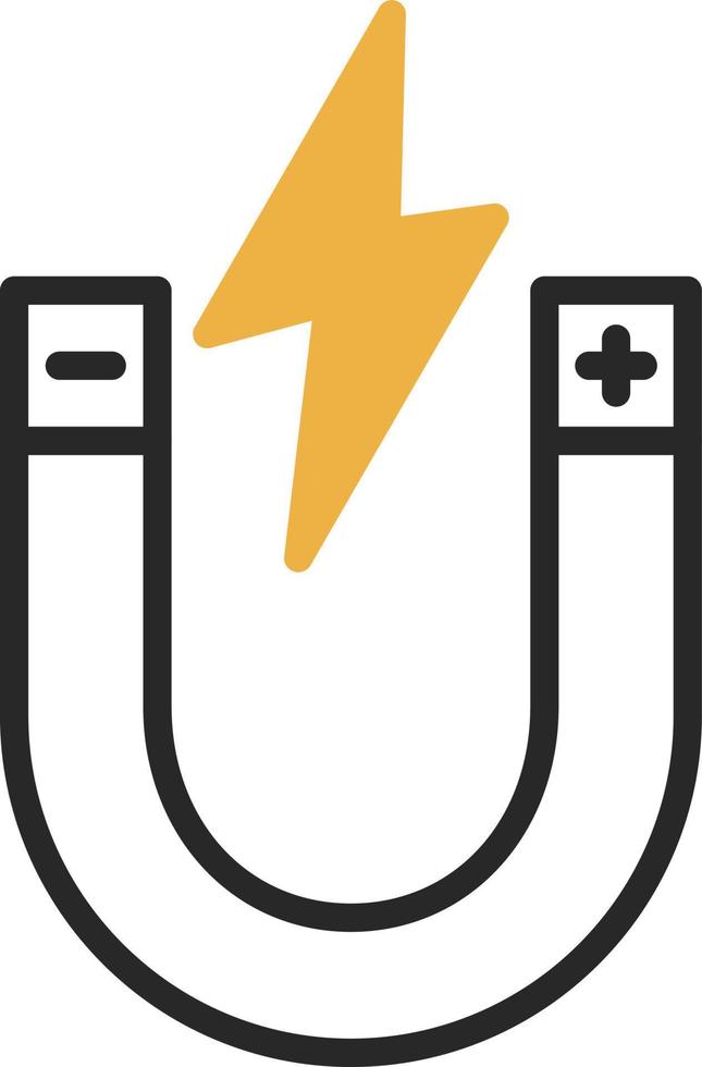 magnetico energia vettore icona design
