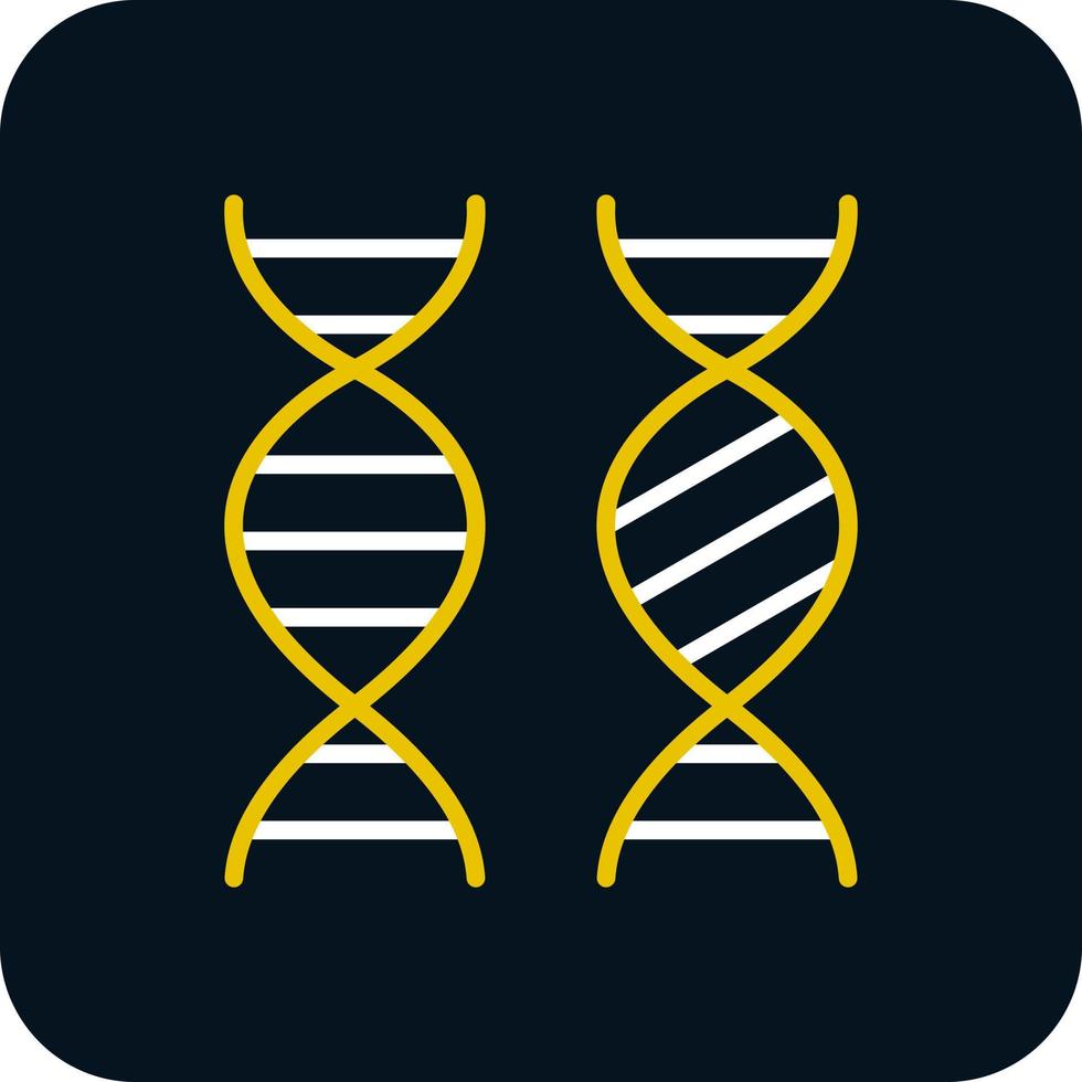 genetico confronto vettore icona design