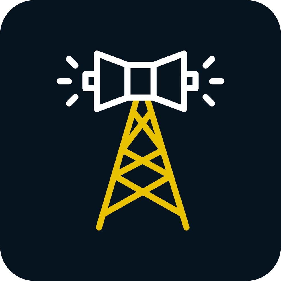 Radio trasmissione vettore icona design