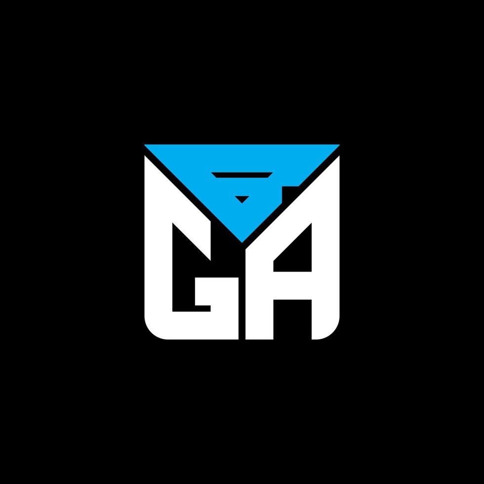 bga lettera logo creativo design con vettore grafico, bga semplice e moderno logo.