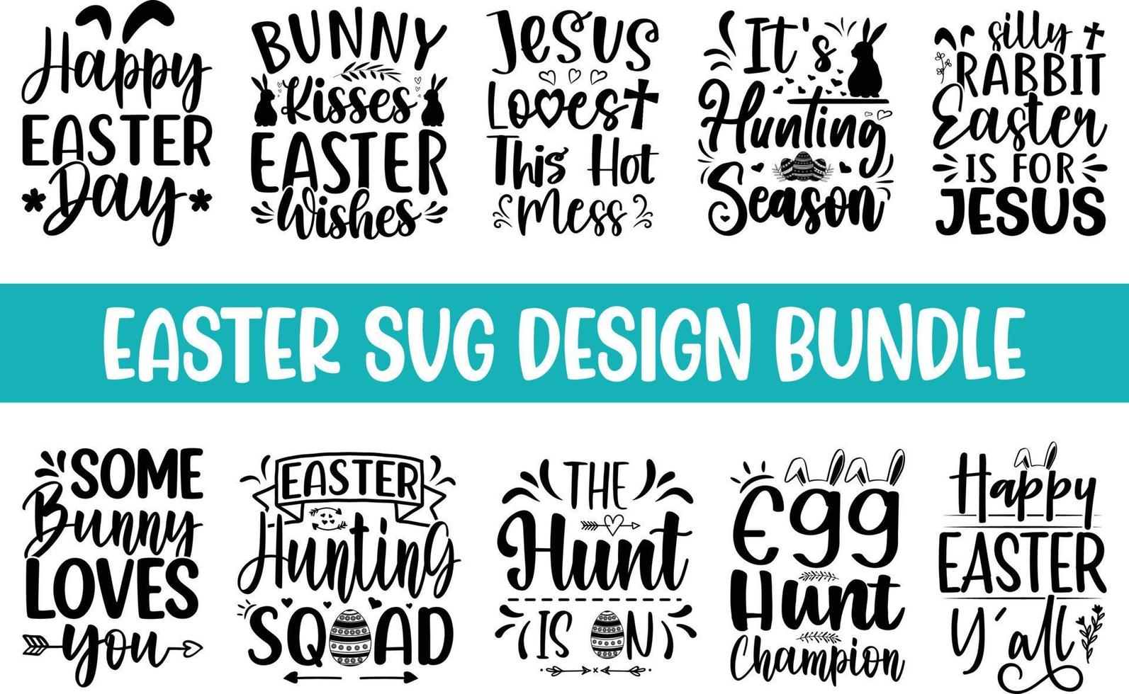 Pasqua svg design fascio, Pasqua citazioni fascio, Pasqua maglietta disegno, coniglietto maglietta, tipografia, coniglietto citazioni fascio vettore