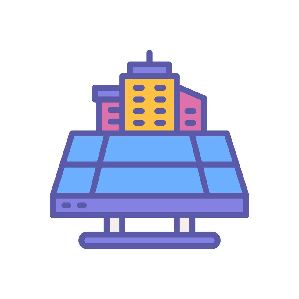 città spazio icona per il tuo sito web, mobile, presentazione, e logo design. vettore