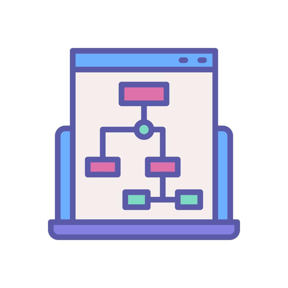 flusso di lavoro icona per il tuo sito web disegno, logo, app, ui. vettore