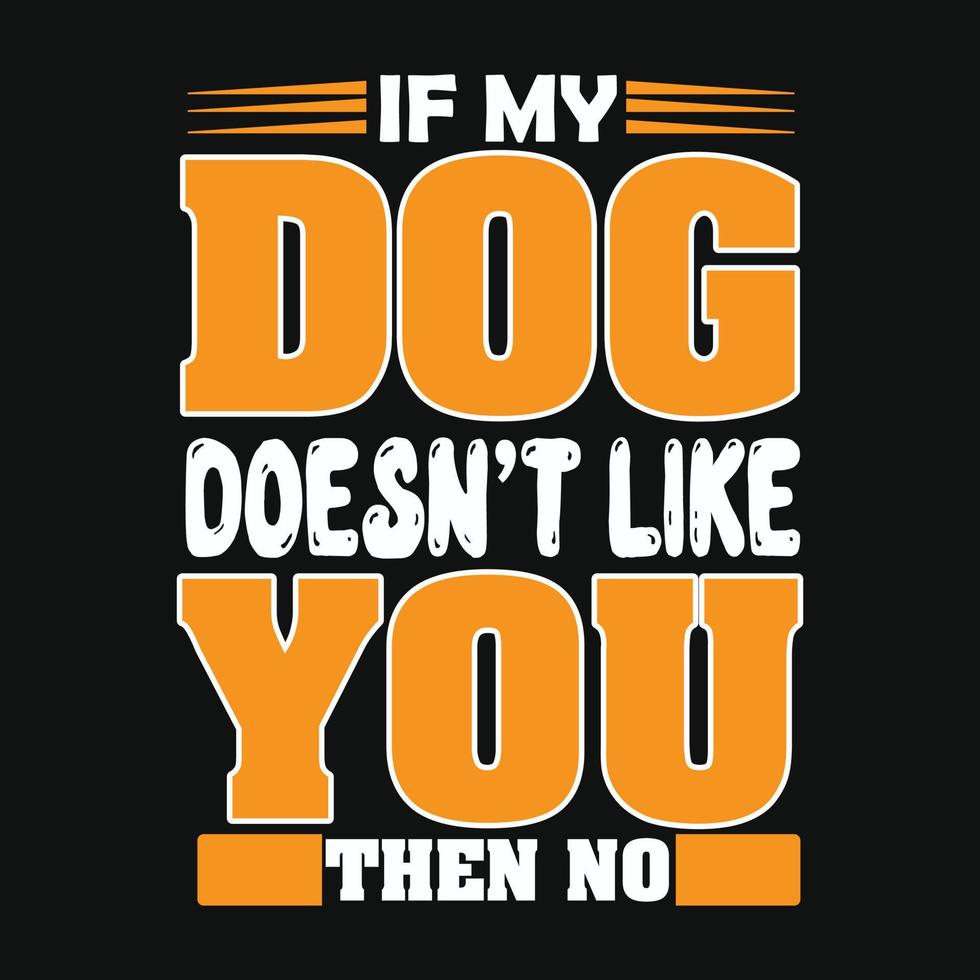 disegno della maglietta del cane vettore