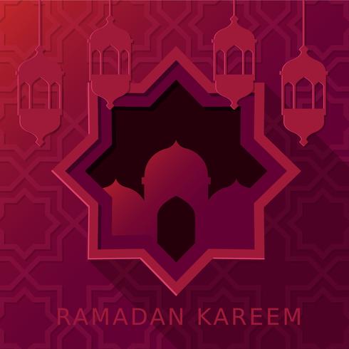 vettore di Ramadan Kareem