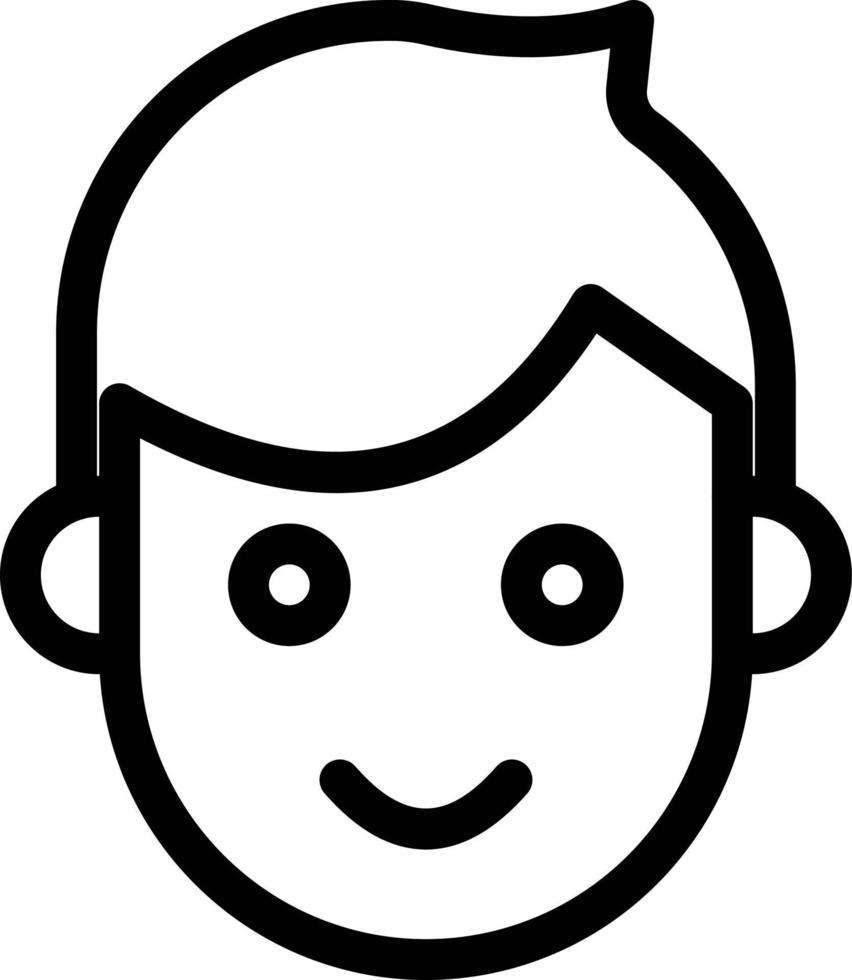 illustrazione vettoriale del ragazzo su uno sfondo. simboli di qualità premium. icone vettoriali per il concetto e la progettazione grafica.