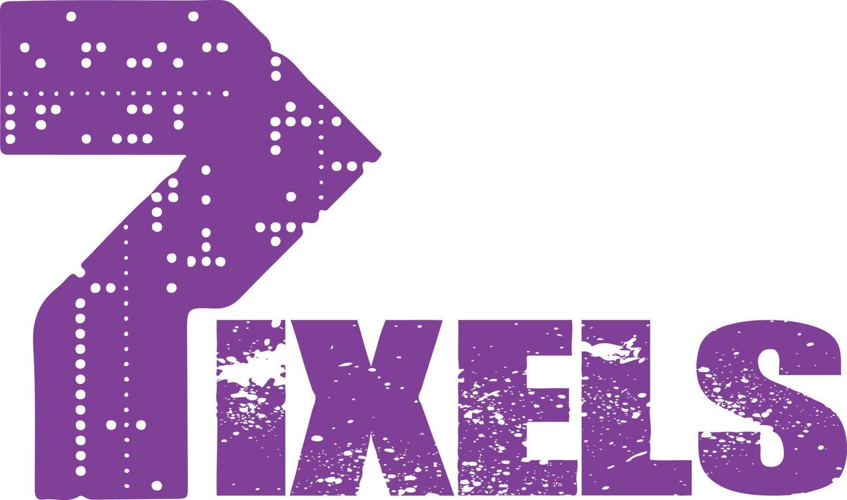 pixel p lettera logo vettore file