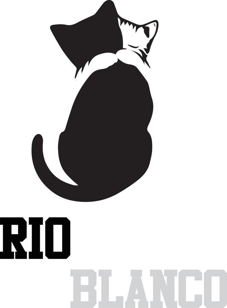 rio Banco gatto amore logo vettore file