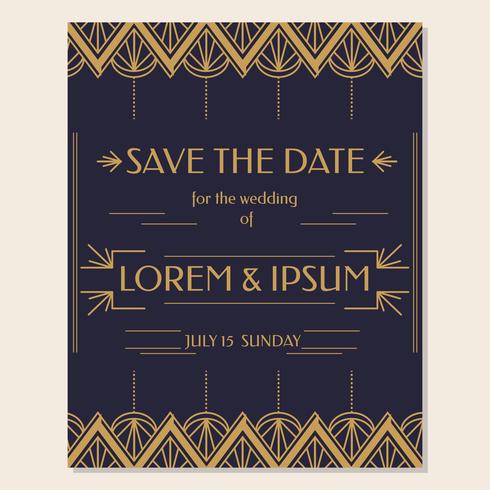 Save The Date Vector