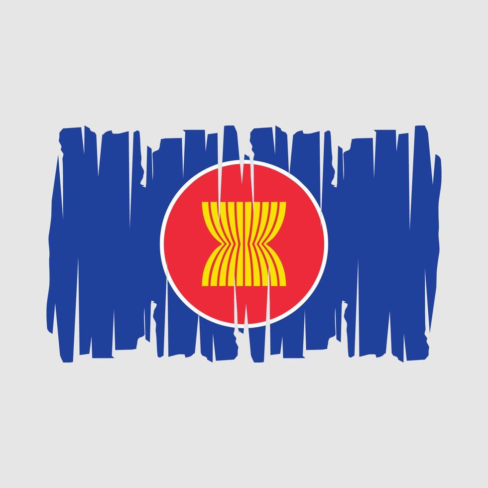 ASEAN bandiera vettore illustrazione