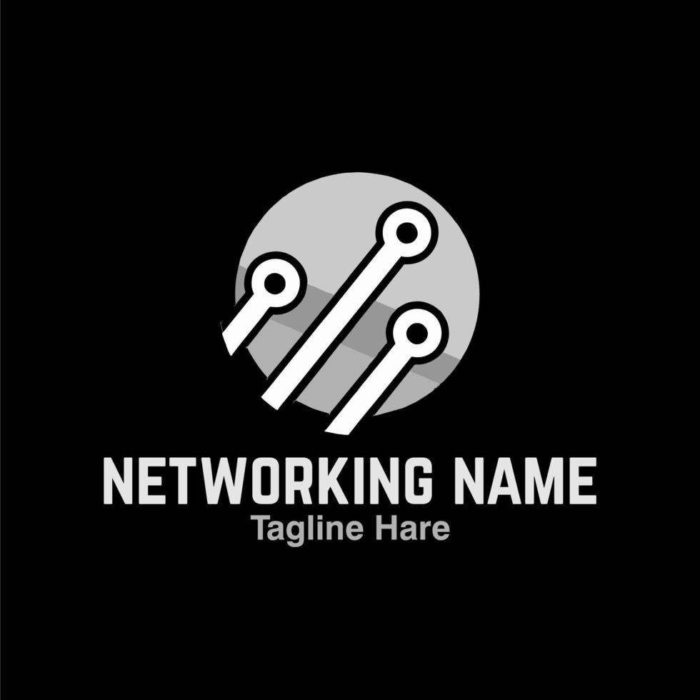 networking logo icona design modello elemento. logotipi concetto. Rete logo icona. vettore modello.