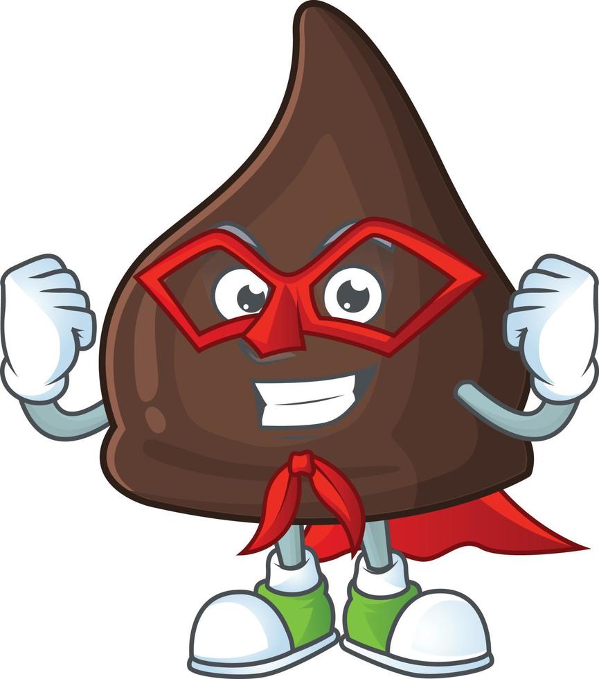 cioccolato conitos cartone animato personaggio vettore
