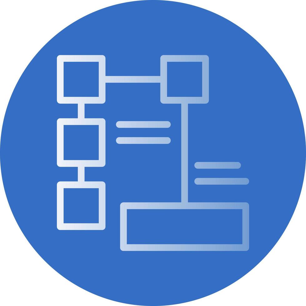 diagramma di flusso vettore icona design