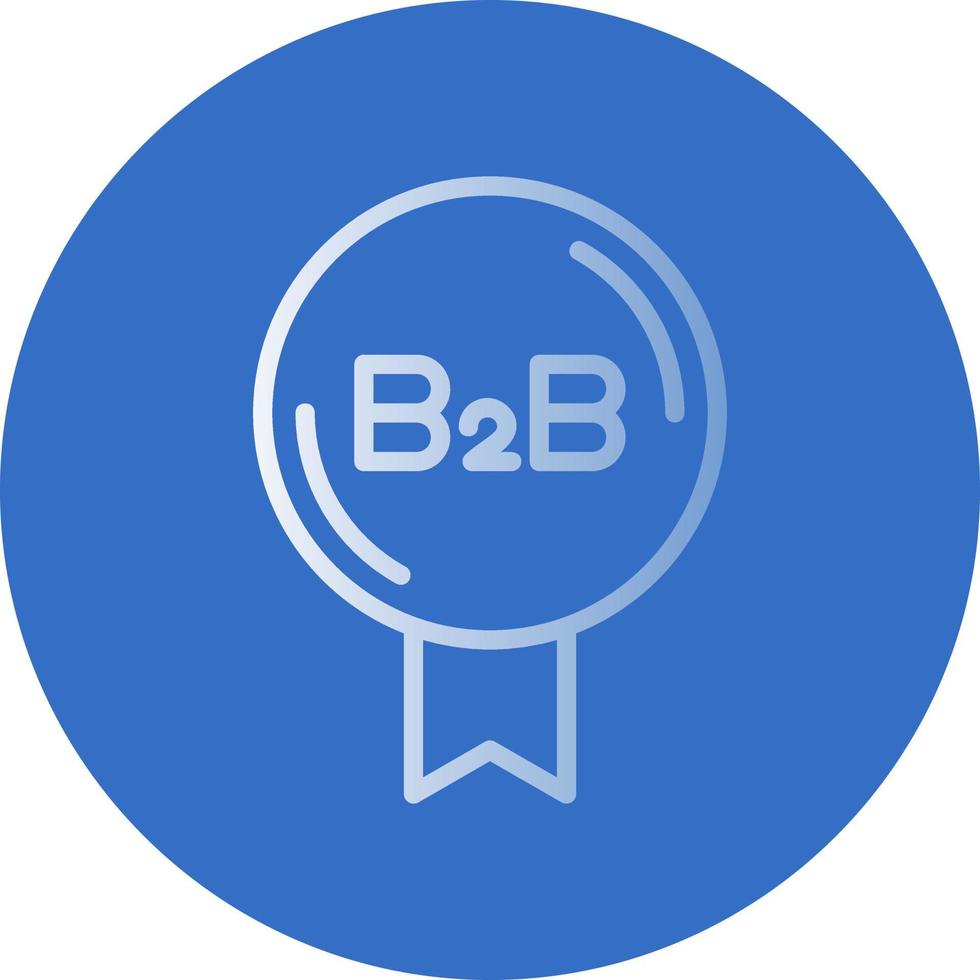 b2b vettore icona design