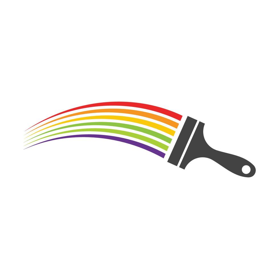 vernice logo modello vettore icona