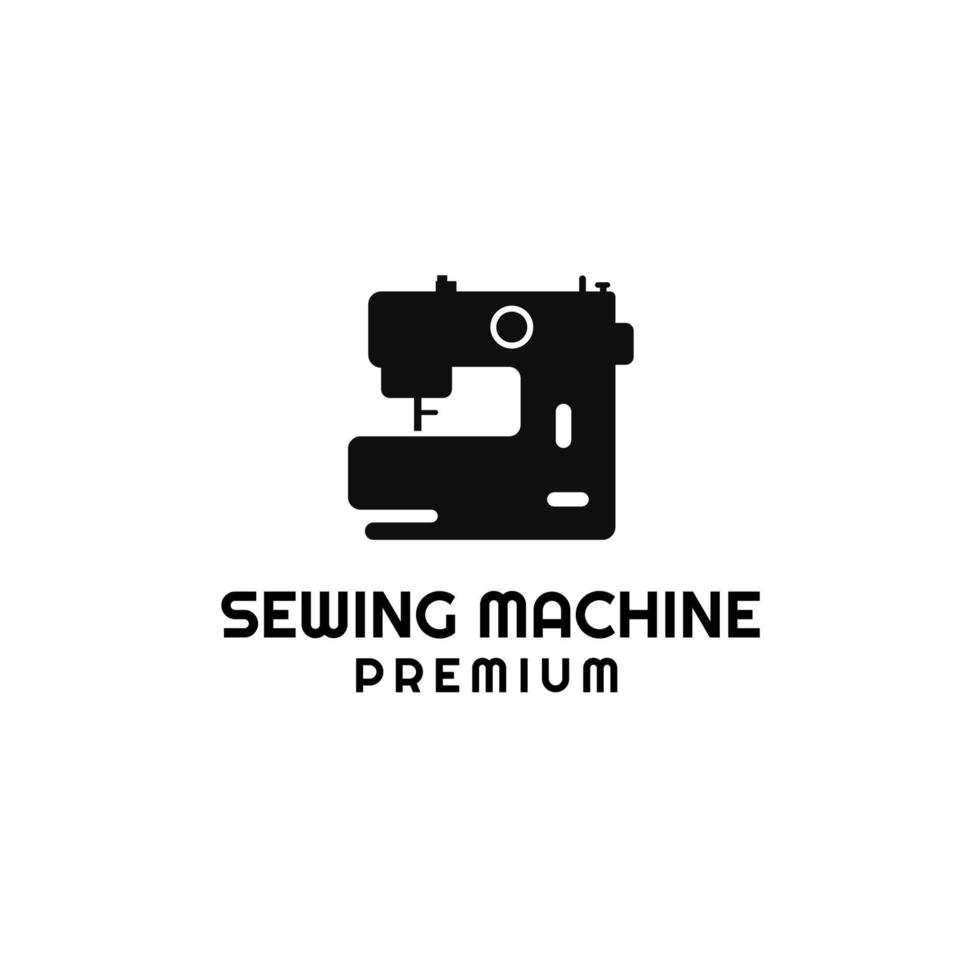 cucire macchina logo vettore design modello illustrazione