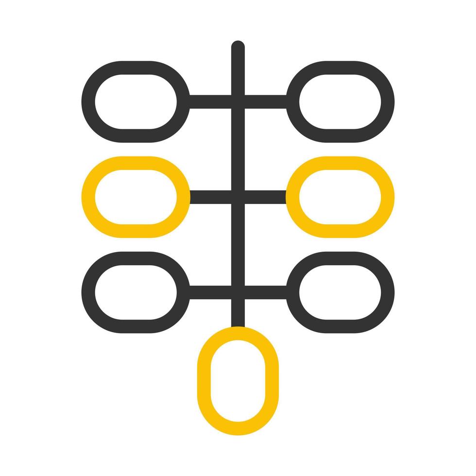 kurma icona duocolor grigio giallo stile Ramadan illustrazione vettore elemento e simbolo Perfetto.