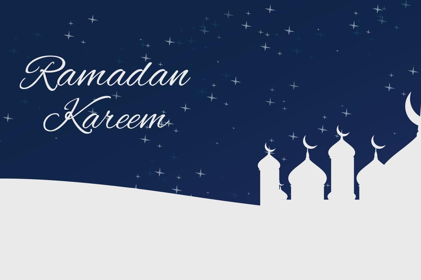 disegno di illustrazione per celebrare il mese del ramadan 2021 vettore