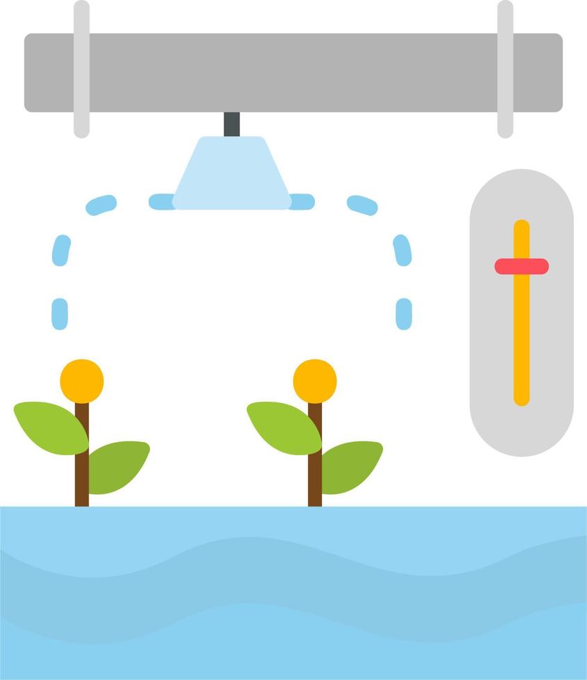 acqua controllo vettore icona