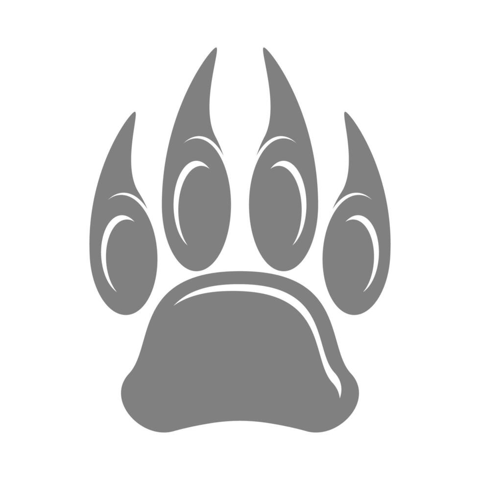 animale artiglio icona logo design vettore