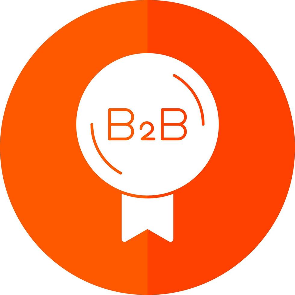 b2b vettore icona design