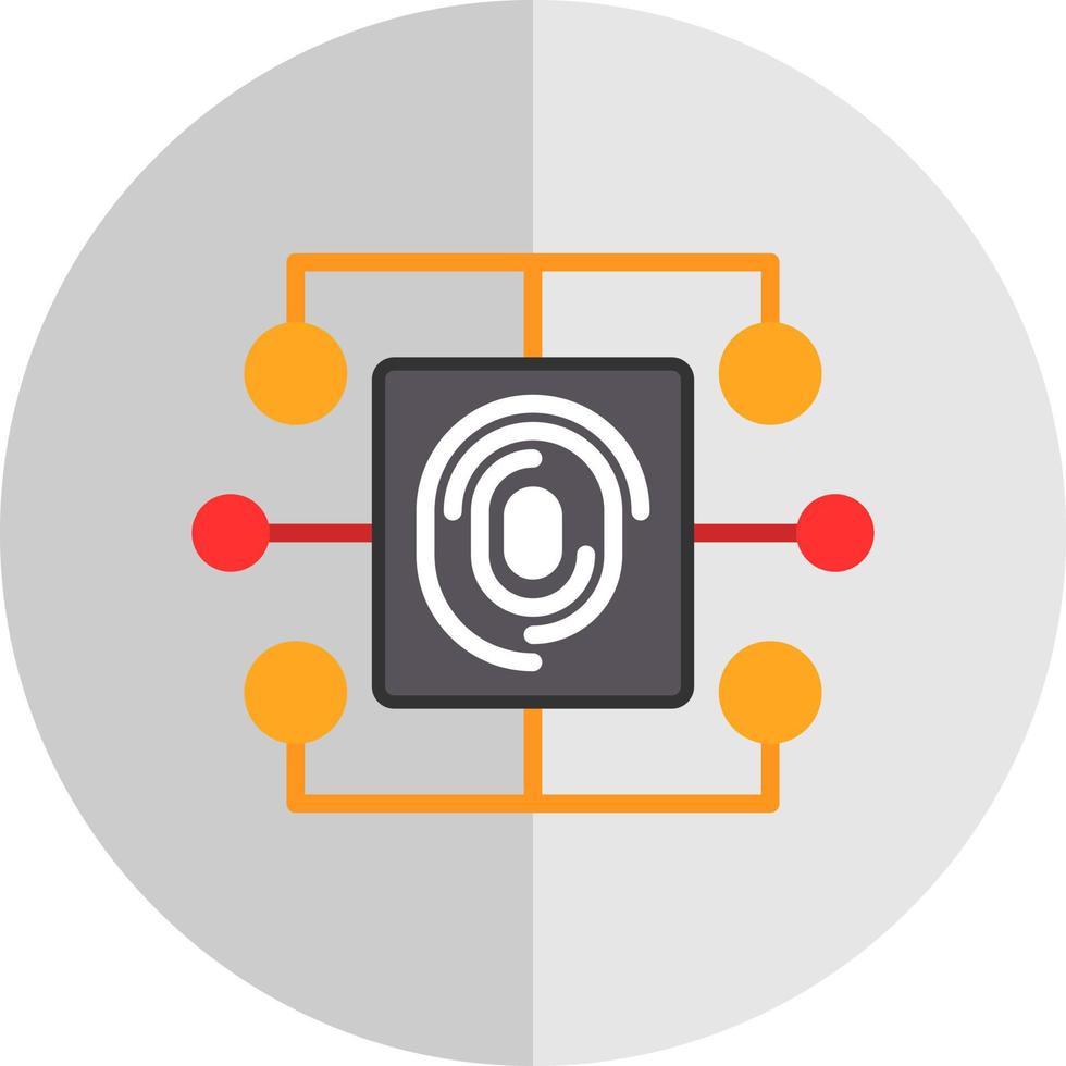 biometrico dati vettore icona design