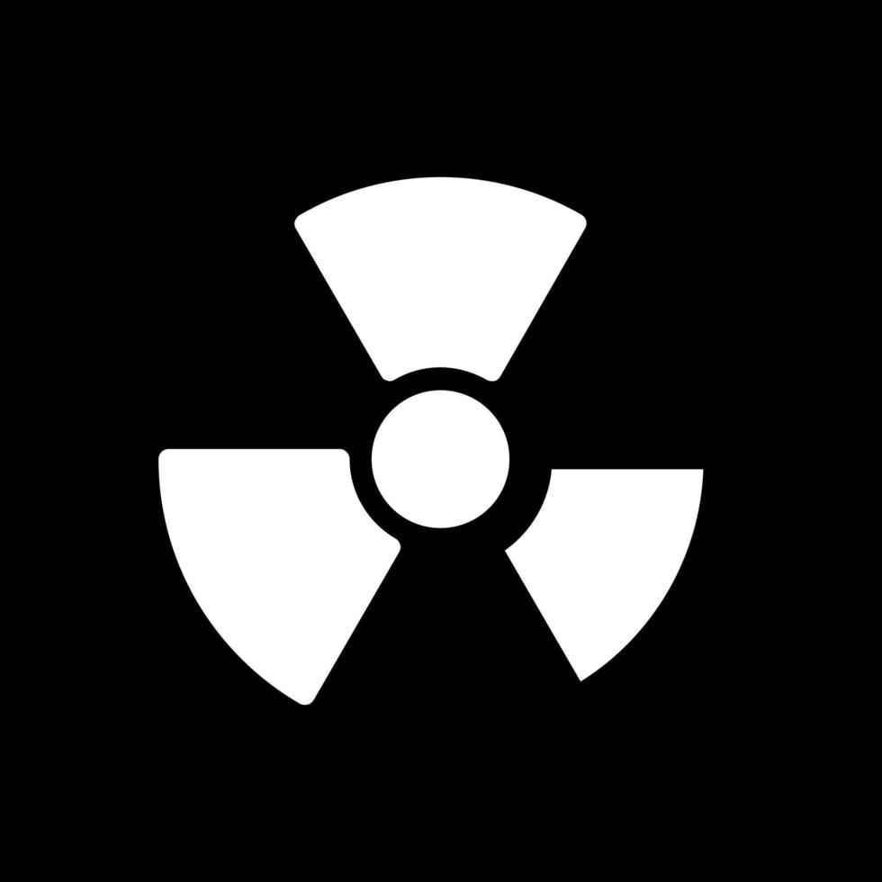 radiazione vettore icona design