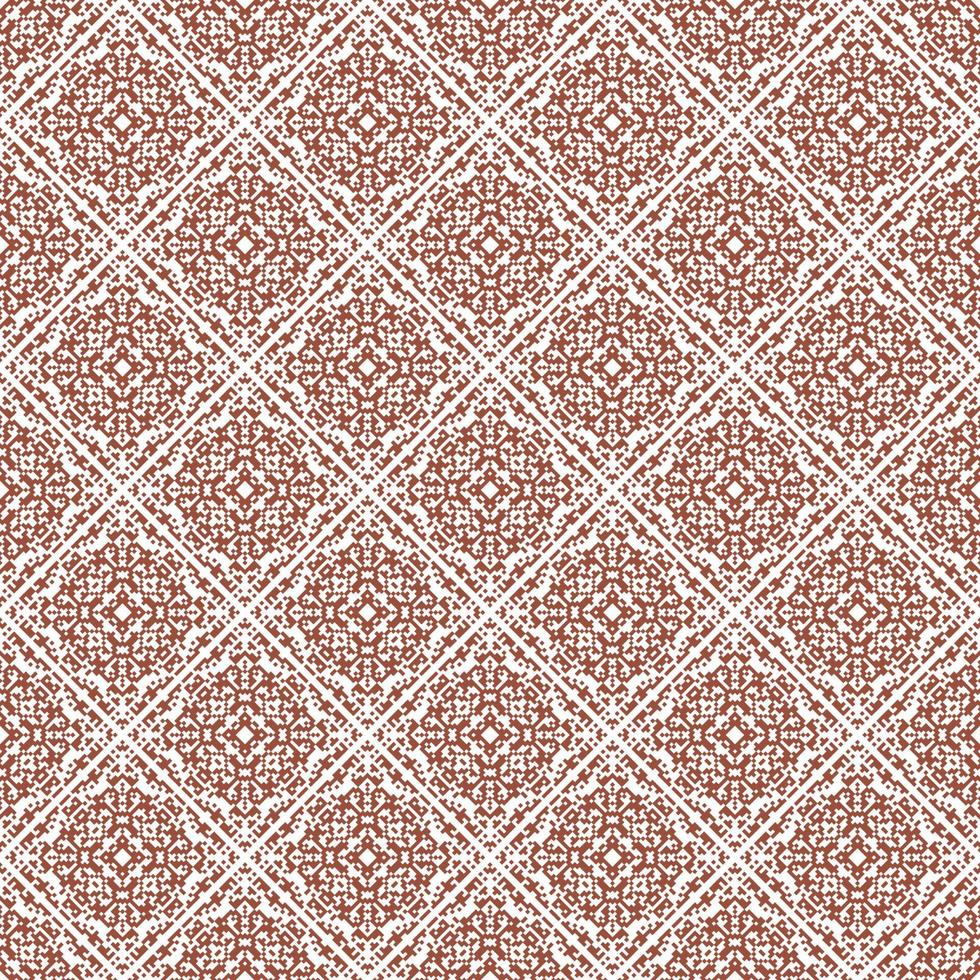 islamico decorativo sfondo fatto di piccolo piazze. il ricco decorazione di astratto modelli per costruzione di tessuto o carta. vettore